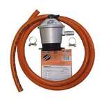 Kit de tuyau butane 1,5m + détendeur MT03018