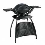 Barbecue électrique WEBER Q 1400 stand, gris anthracite