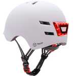 Casque YOUIN avec LED avant et arrière couleur blanc