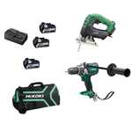 Pack perceuse + scie sauteuse à batterie HIKOKI Batterie 18 V.