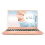 Ordinateur portable MSI 14 MODERN B11MO-079XES beige avec housse