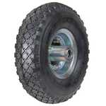 Roue Pneumatique Sac Roue Jante Galvanisée Axe Décentré Ø 20 mm.