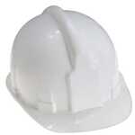 Casques de construction blancs
