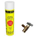 Gaz réfrigérant Freeze+12a 750 ml 420ml + valvula