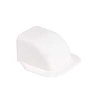 Courbe sortie de mur pour goulotte 80 x 60 blanche