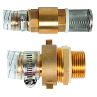 Tuyau d'aspiration 7 mètres en laiton renforcé de spirale rigide section MGD-2