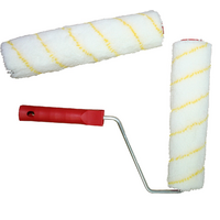 Rouleau et pinceau en tissu pour peinture