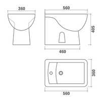 Bidet de sol Inca Teka