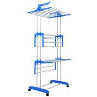 Porte-vêtements de déménagement - Bleu - Herzberg HG-8034BLU