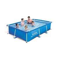 Piscine rectangulaire sans station de traitement d'eau 259x170x61 cm.