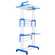 Porte-vêtements de déménagement - Bleu - Herzberg HG-8034BLU
