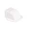 Courbe sortie de mur pour goulotte 80 x 60 blanche