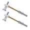 Kit de fixation WC horizontal 2 unités (Fer)